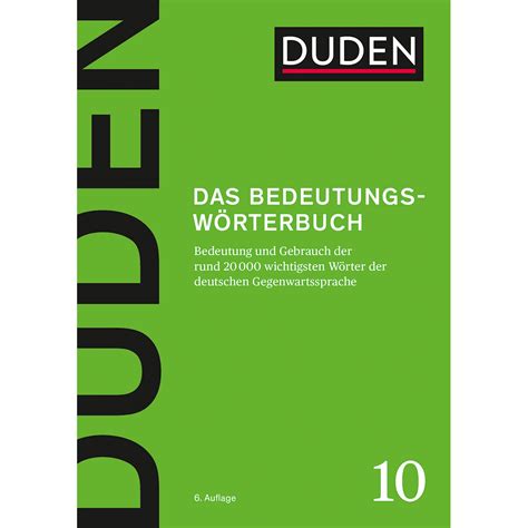 duden das bedeutungswörterbuch.